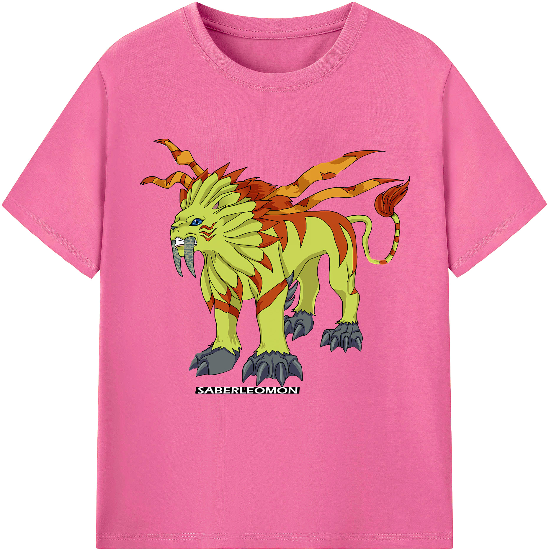 （画像用） Digimon デジタルモンスター/デジモン レディースカジュアルプリントTシャツ（綿100％）